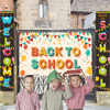 Welcome Back To School Backdrops Blackboard Decoration Supplier 