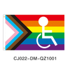 July Disability Pride Parade Flag 3x5 Pride Month Banner Printing