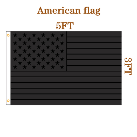 Black And White American Flag Thin Blue Line Flag Banner Customizable
