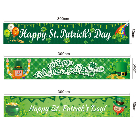 Wholesale St. Patrick Day Banner for Celebration 