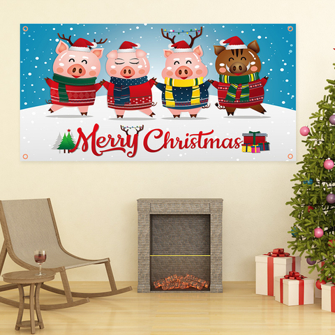 Merry Christmas Decorative Backdrops for Christmas Celebrating 