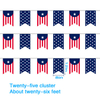 American Labor Day Bunting USA Triangle Banner Patriotic Flag Supplies