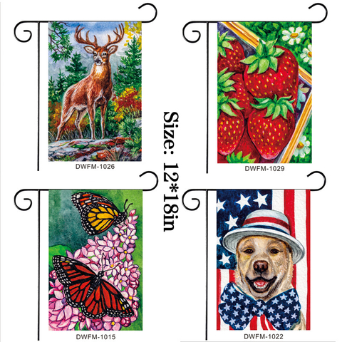 Animal Garden Flags For Garden Decoration Drop Shipping Wholesale 