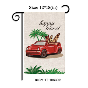 Garden Decorative Flags with Car Patterns From Manufacturer Wholesale Drop Shipping 