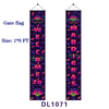 Mardi Gras Festival Gate Flags Wholesale From Manufacturer for Celebration Sales 