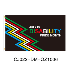 July Disability Pride Parade Flag 3x5 Pride Month Banner Printing