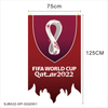 Customized 2022 FIFA World Cup Banner Soccer Club Decor National Hanging Flag