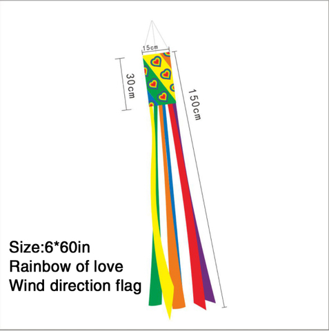 Gay Festival Wind Direction Flags Wholesale Drop Shipping 