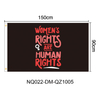 Women\'s Rights Are Human Rights Protest Uterus Pro Choice Flag Makers