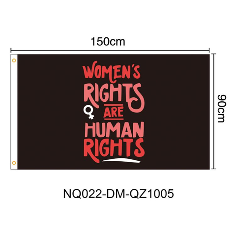Women's Rights Are Human Rights Protest Uterus Pro Choice Flag Makers