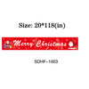 Christmas Garden Decorative Banners with Can Be Customized 