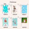 Custom Different Designs Christmas Garden Decorative Flags 